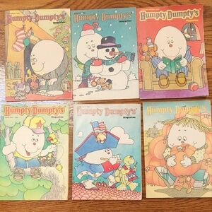 Vintage Humpty Dumpty's Magazine Collection Set Of 6